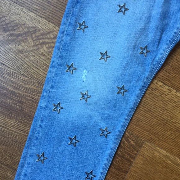 Hudson Riley crop relaxed straight fit jeans - Picture 10 of 12